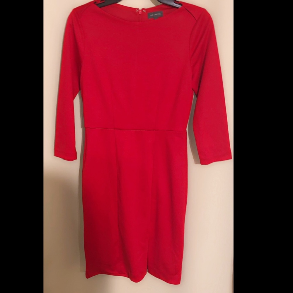 The Limited- Red Midi Dress Size 0